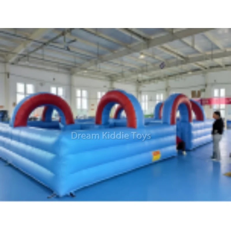 Party Games No Equipment - Terowongan Rintangan Tiup PVC Raksasa untuk