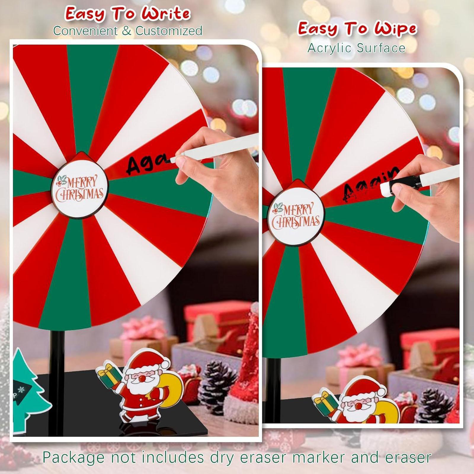 Party Games No Equipment - Roulette Meja Kompak Berwarna-warni dengan Roda