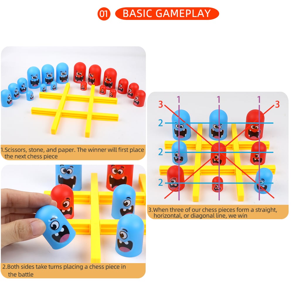 Permainan Papan Meja Lucu Tic  - Party Games Multiplayer ulasan dan harga