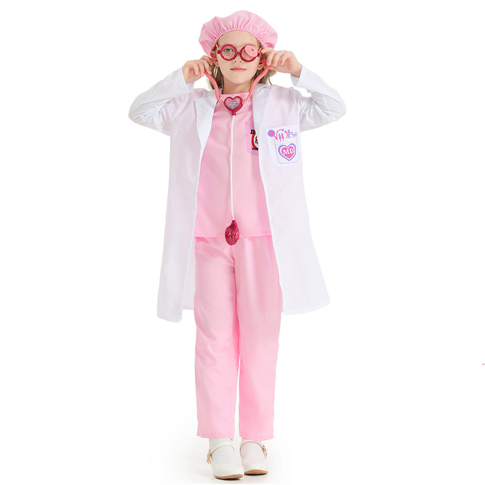 Kostum Dokter Perawat Hallowee - Party Games Children ulasan dan harga