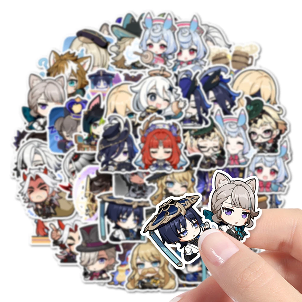 48 buah stiker benturan Genshi - Party Games Console ulasan dan harga