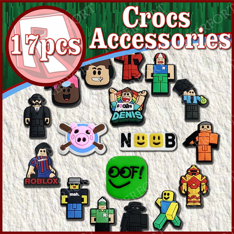 17 Buah Set Kartun Sandal Jima - Party Games In Roblox ulasan dan harga