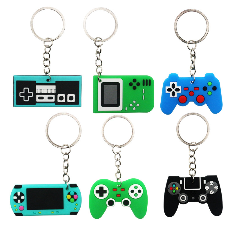 6/12 Buah Gantungan Kunci PVC  - Party Games Console ulasan dan harga