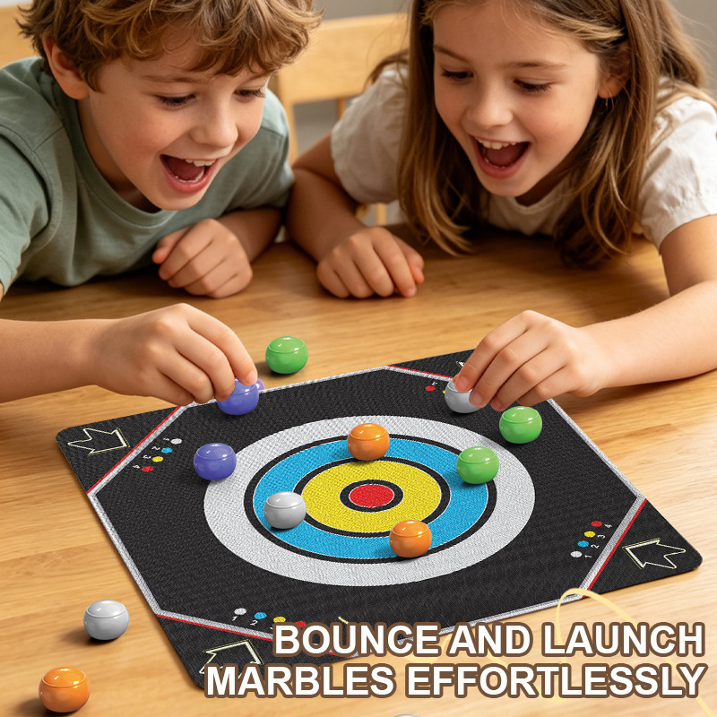 Permainan Meja Marmer Curling  - Party Games Multiplayer ulasan dan harga