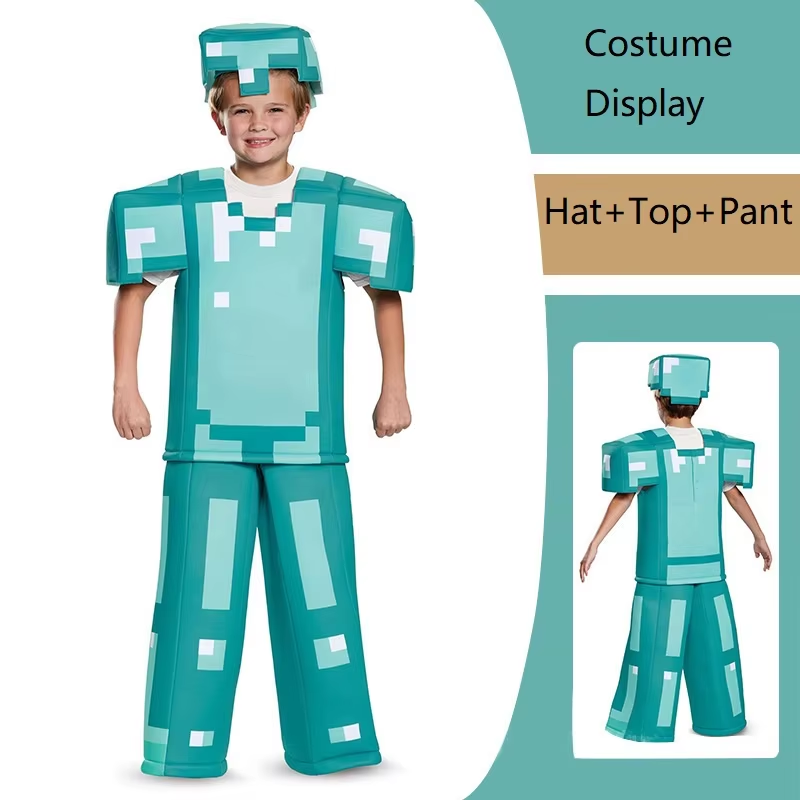 Kostum Cosplay Steve Karakter  - Party Games Children ulasan dan harga