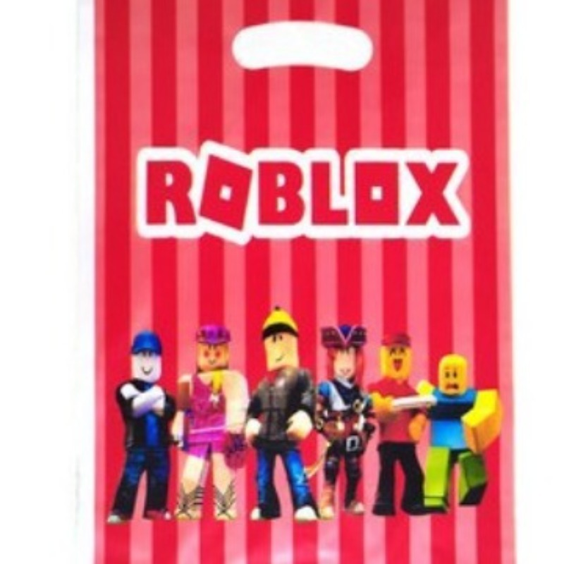 Tas Belanja Plastik Bertema Ka - Party Games In Roblox ulasan dan harga
